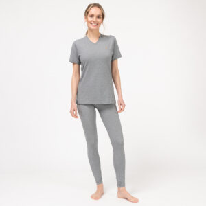 EPSILON Damen LEGGING GREY FRONT VIEW TOTAL BODY 2