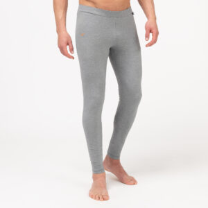 KAPPA Herren Leggings GREY FRONT VIEW HALF BODY