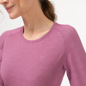 THETA Damen Langarm Shirt BEERE DETAIL VIEW
