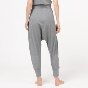 CHRONOS Damen Pluderhose GRAU BACK VIEW HALF BODY