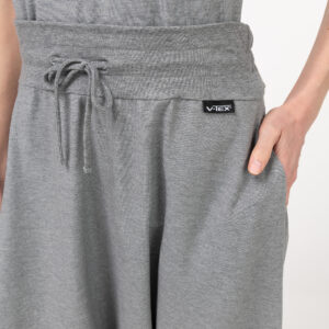 CHRONOS Damen Pluderhose GRAU DETAIL VIEW